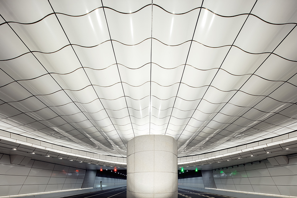 penda china haikou wenming east road tunnel designboom