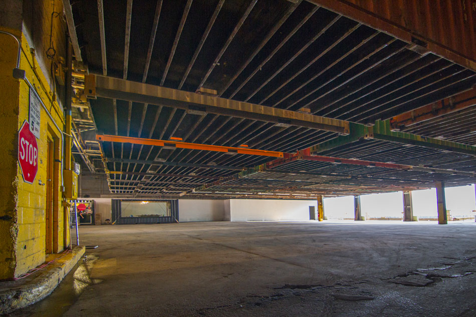 pier 57 magic carpet shipping container installation