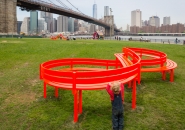 jeppe hein asks brooklyn installation visitors to please touch the art