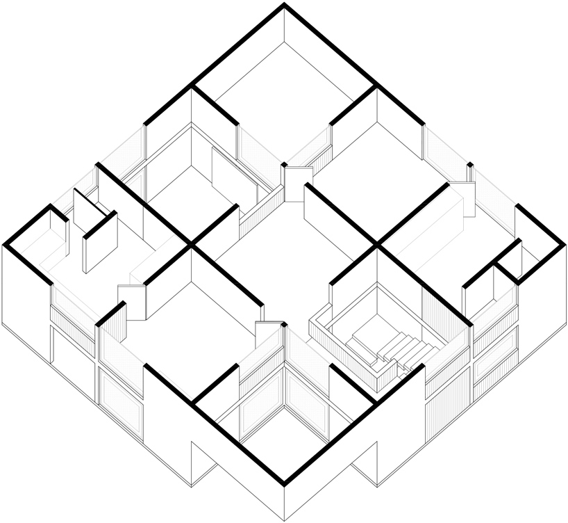 4. ISOMÉTRICO PLANTA ALTA