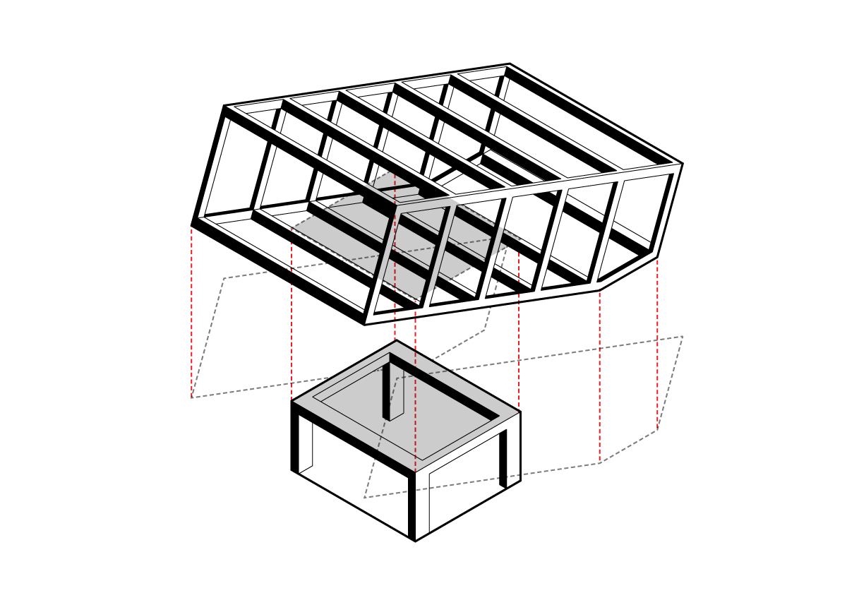 PRAUD leaning house chungpyong korea designboom
