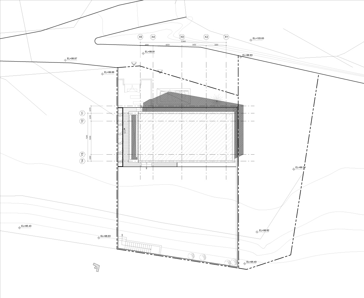 PRAUD leaning house chungpyong korea designboom