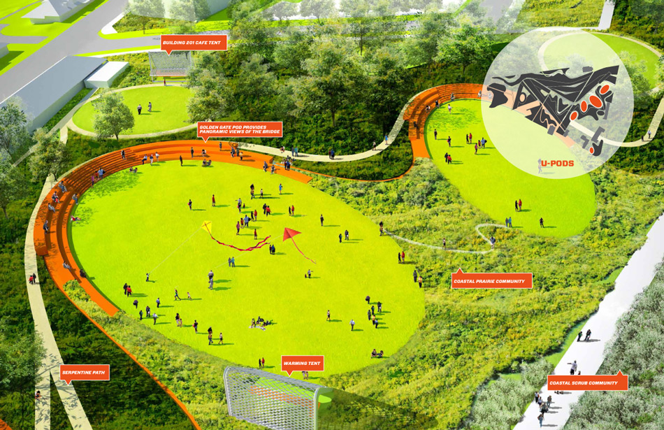 new presidio parklands competition san francisco designboom