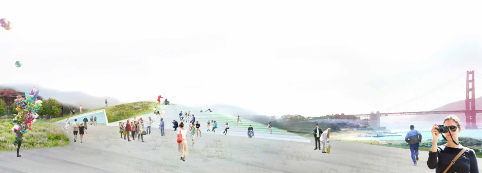 new presidio parklands competition san francisco designboom