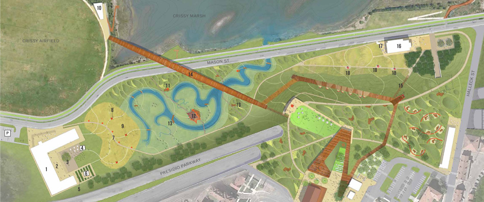 new presidio parklands competition san francisco designboom