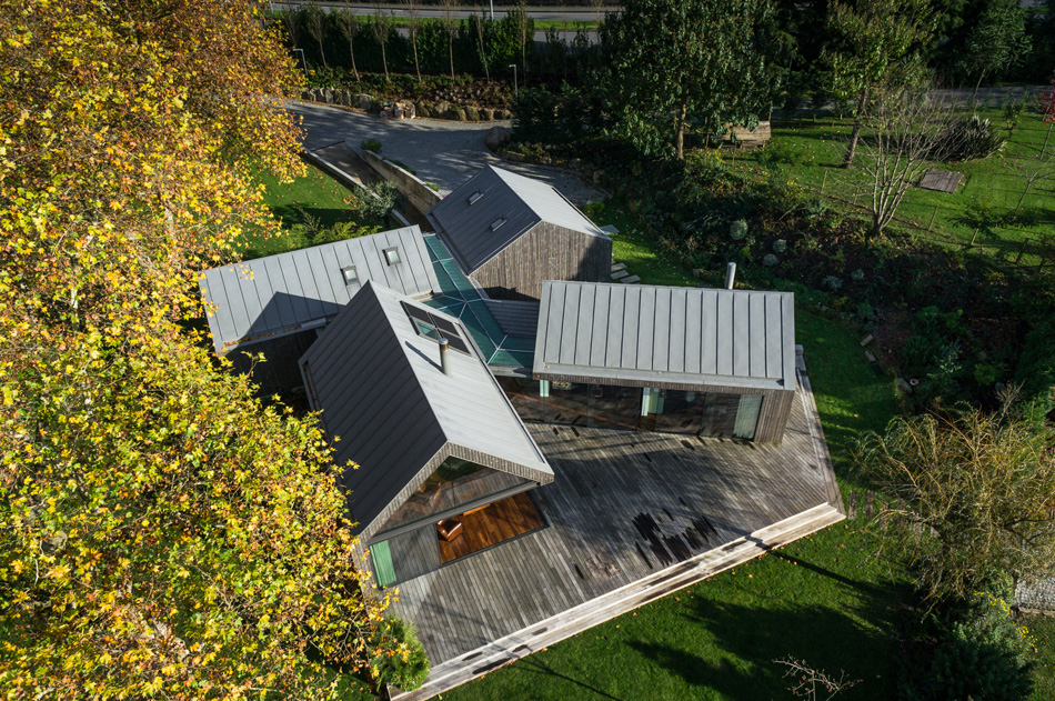 prod architecture house with four houses portugal designboom