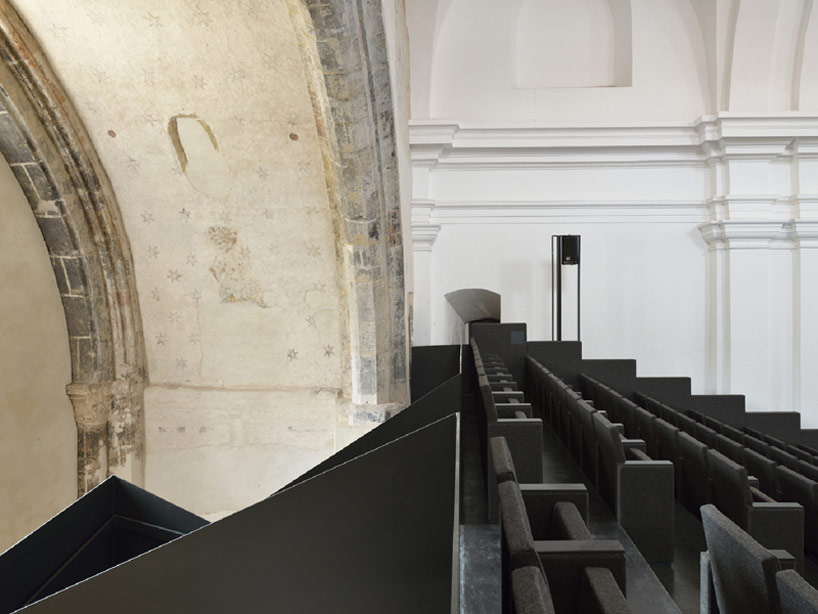 ptuj monastery turned performance center by enota