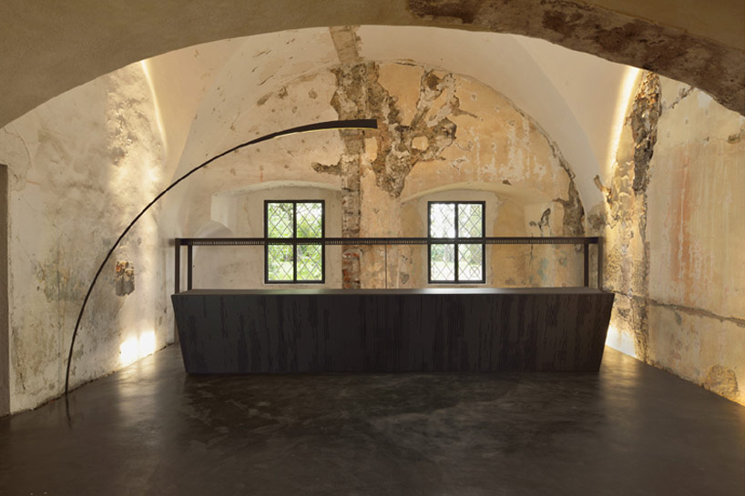 ptuj monastery turned performance center by enota