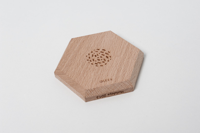 qleek digital wooden blocks share music, podcasts and playlists