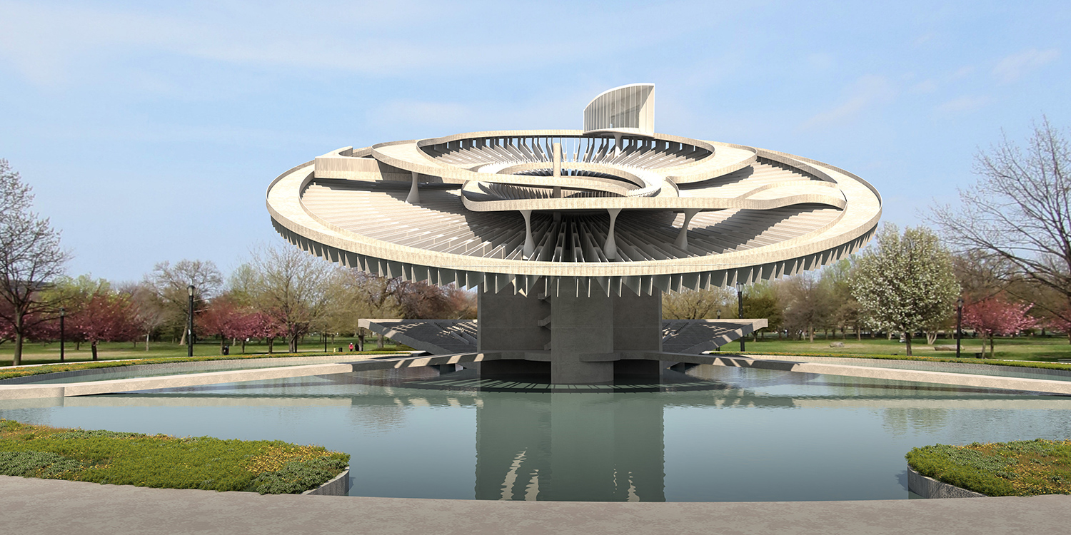 Paul-Rudolph,-Galaxon-Pavilion,-New-York-World’s-Fair,-1964.-Virtual-Reality-illustration,-dimensions-vary.-Courtesy-Shimahara-Illustrat