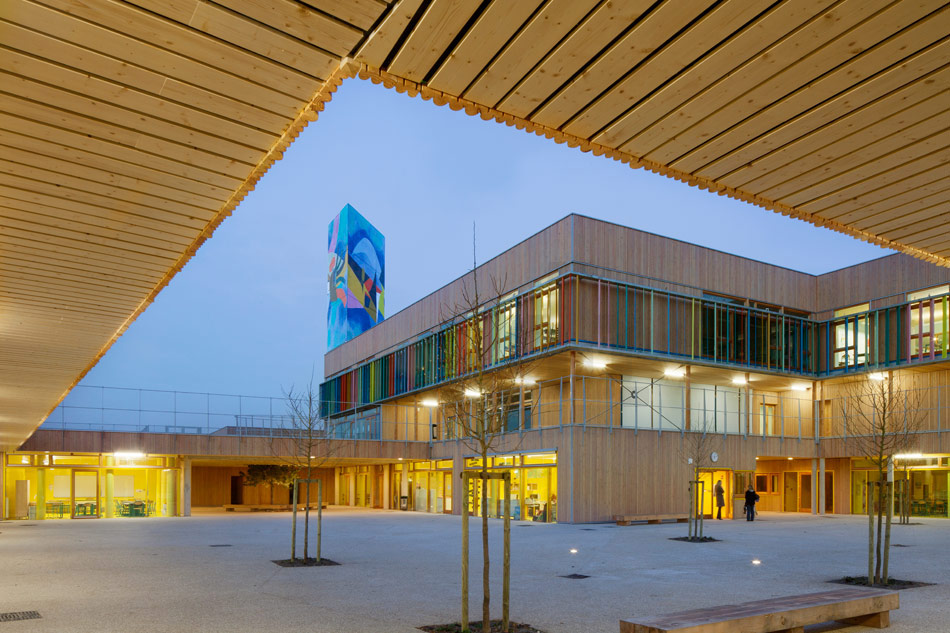 r2k architectes groupe scolaire pasteur, france