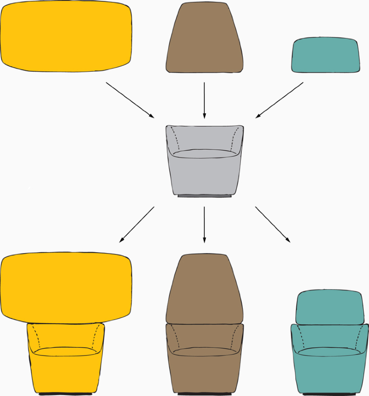 radar easy chair collection for casamania by claesson koivisto rune