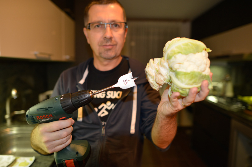 radu zaciu turns real fruits and vegetables into light bulbs