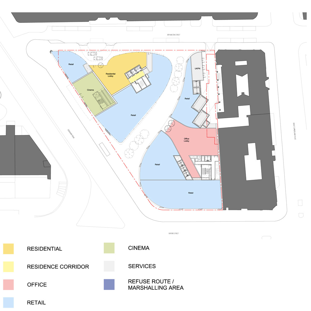 rafael vinoly marble arch tower redevelopment designboom