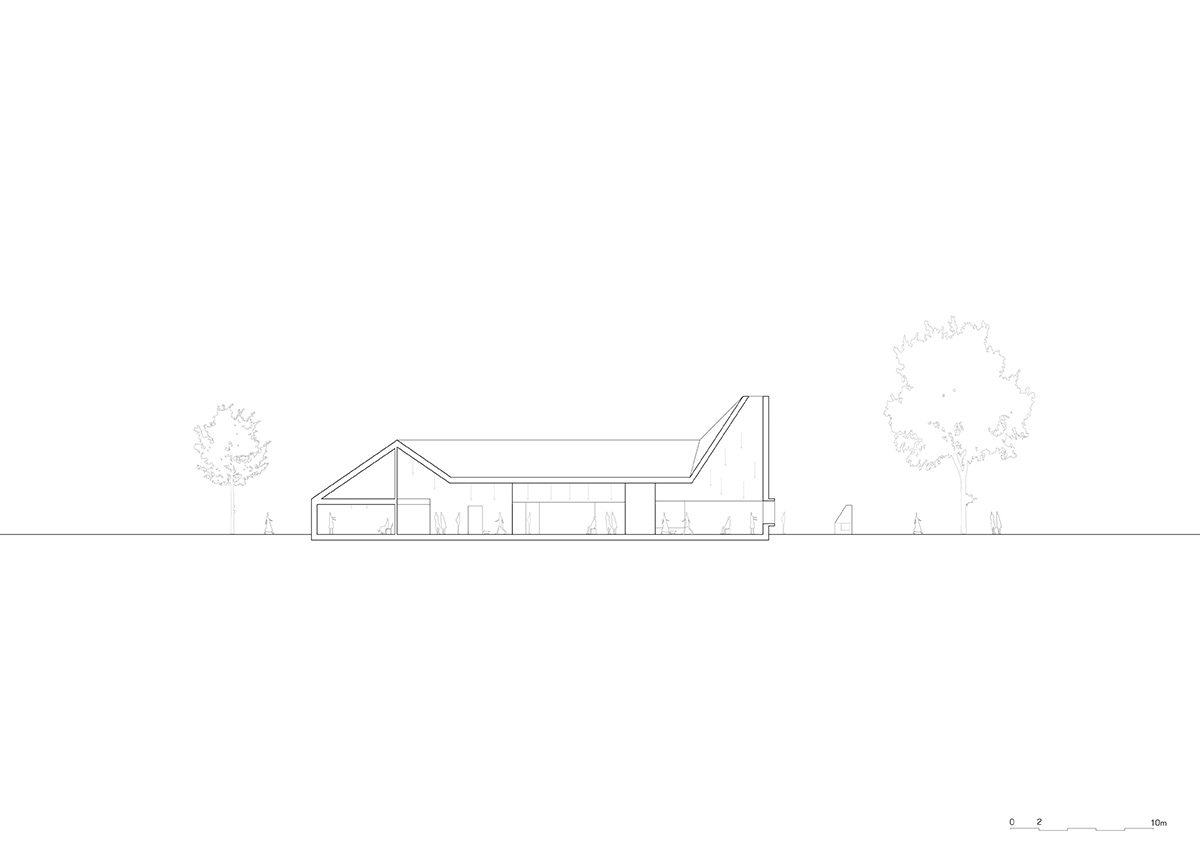 reiulf ramstad kornets hus visitor center hjorring denmark designboom