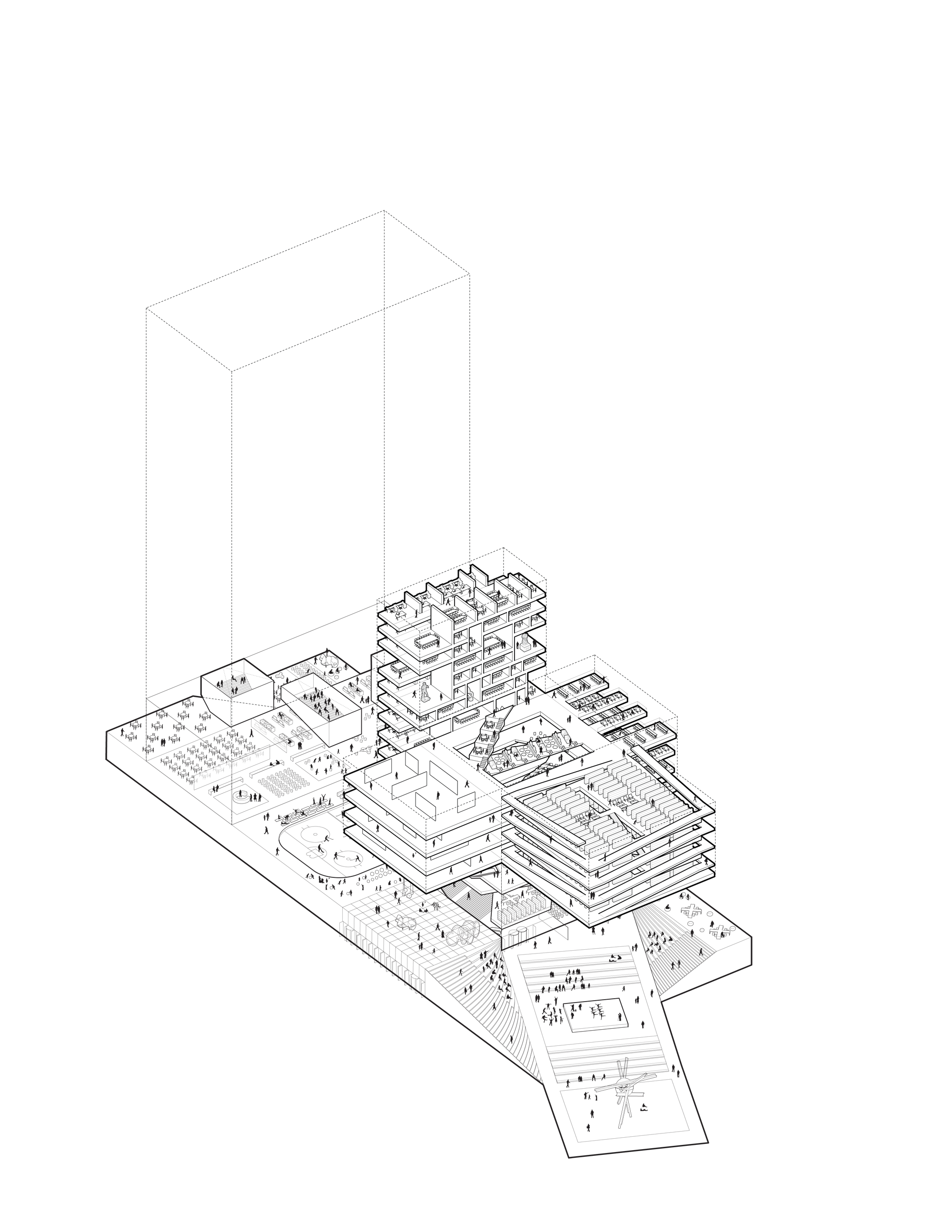 REX calgary new central library canada designboom