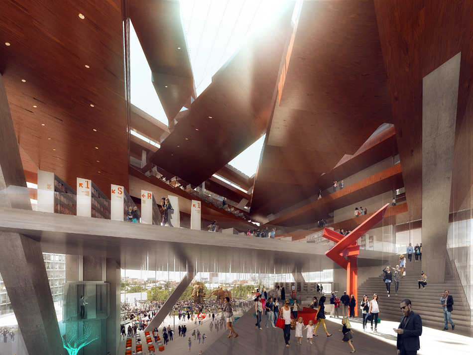 REX calgary new central library canada designboom