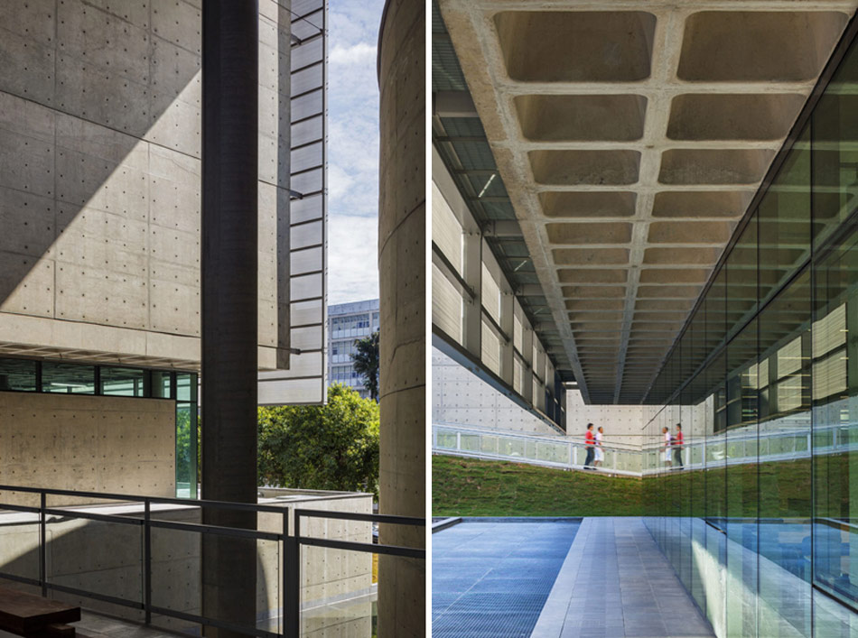 rodrigo mindlin loeb arquitetura: brasiliana library at USP campus