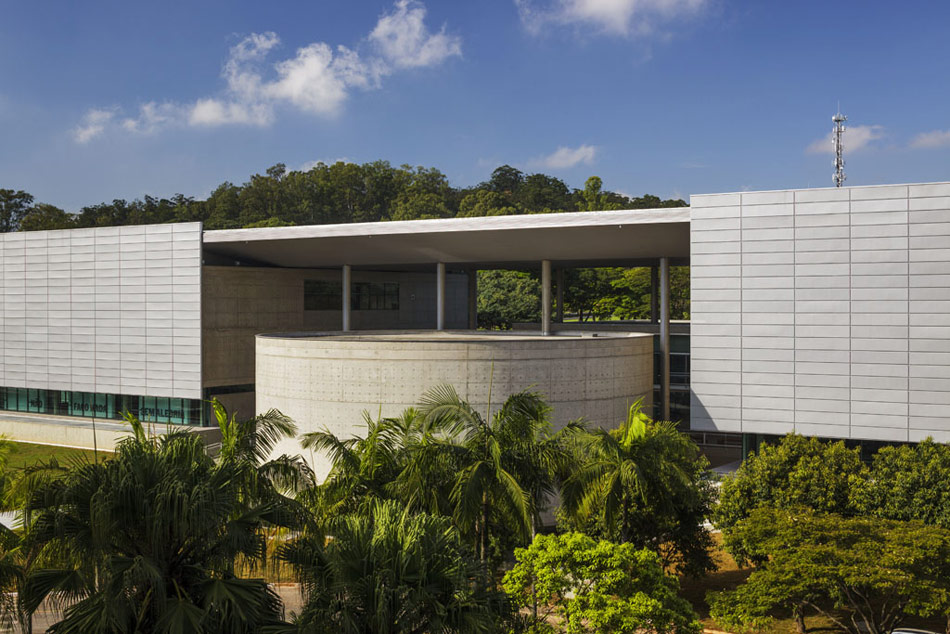 rodrigo mindlin loeb arquitetura: brasiliana library at USP campus