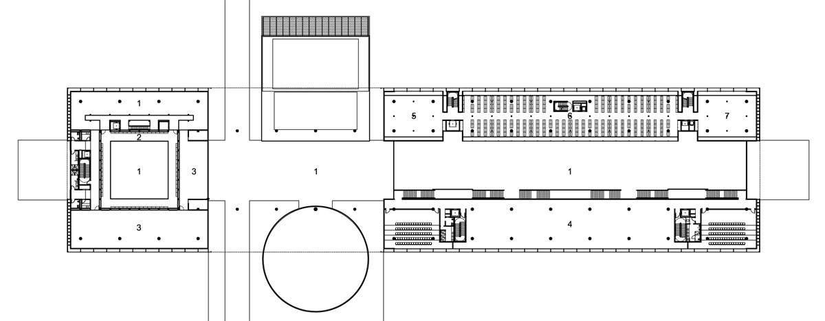 rodrigo mindlin loeb arquitetura: brasiliana library at USP campus