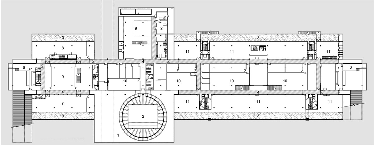 rodrigo mindlin loeb arquitetura: brasiliana library at USP campus