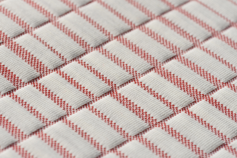 ronan + erwan bouroullec develop 3D knitted and stretch fabric for kvadrat