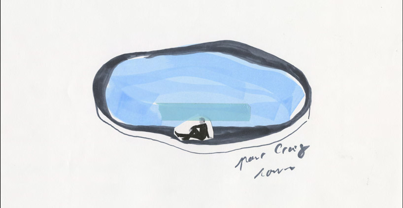 and the pools of blue