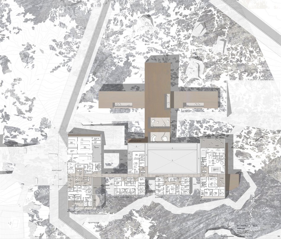 schmidt hammer lassen: correctional facility in greenland - winning proposal