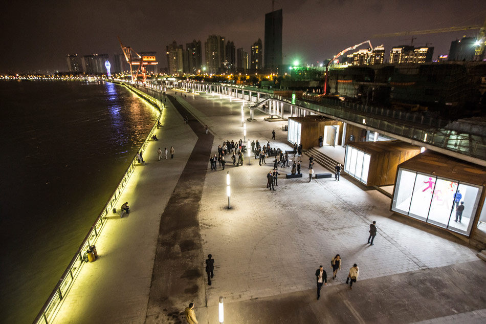 schmidt hammer lassen shanghai west bund biennial pavilions designboom