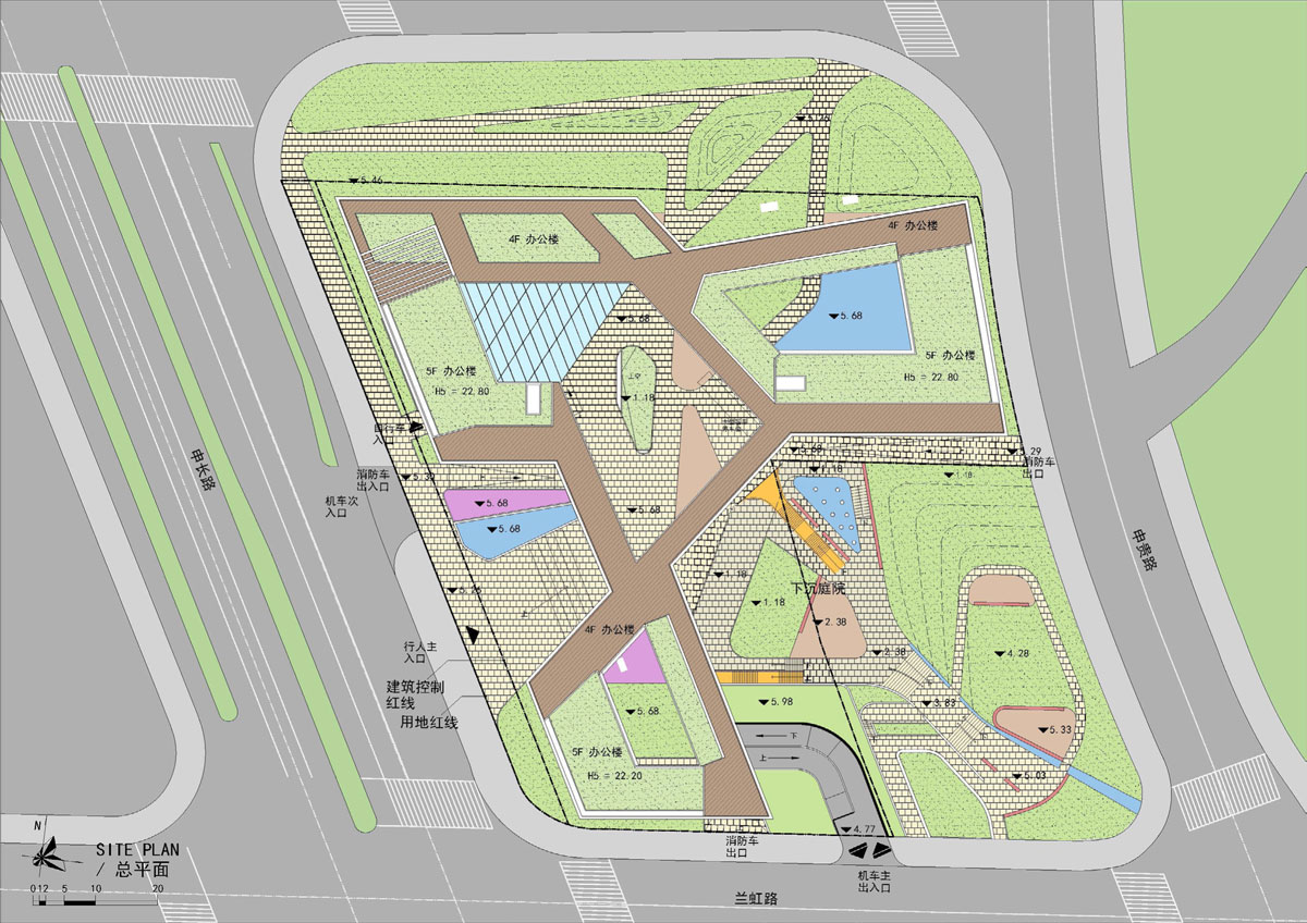 LYCS architecture shanghai hongqiao CBD office headquarters building designboom