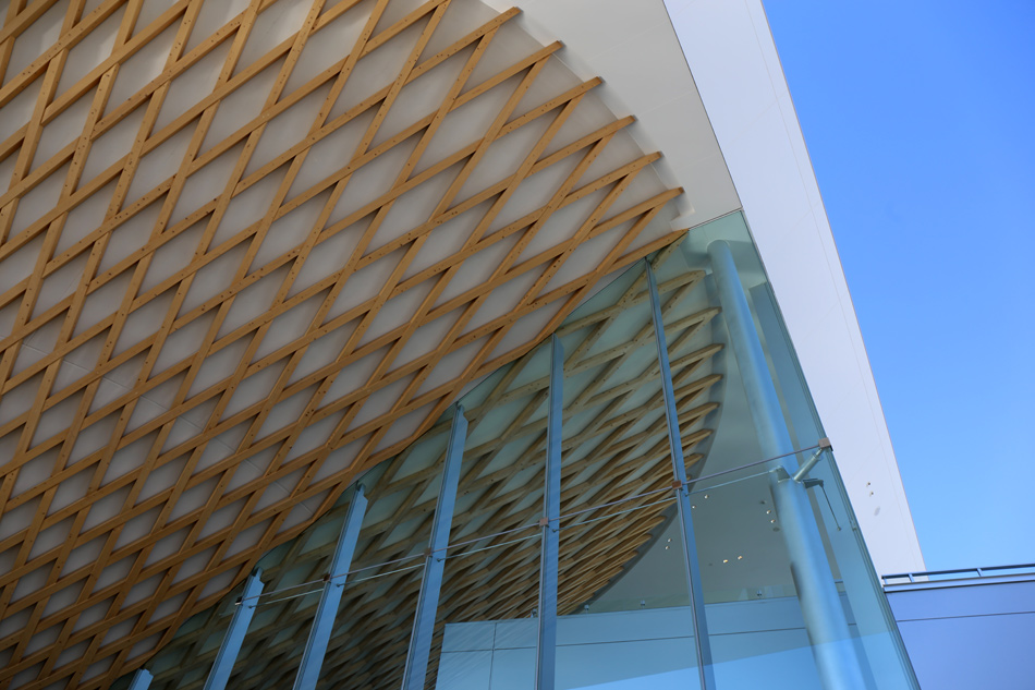 shigeru ban mt fuji world heritage centre designboom