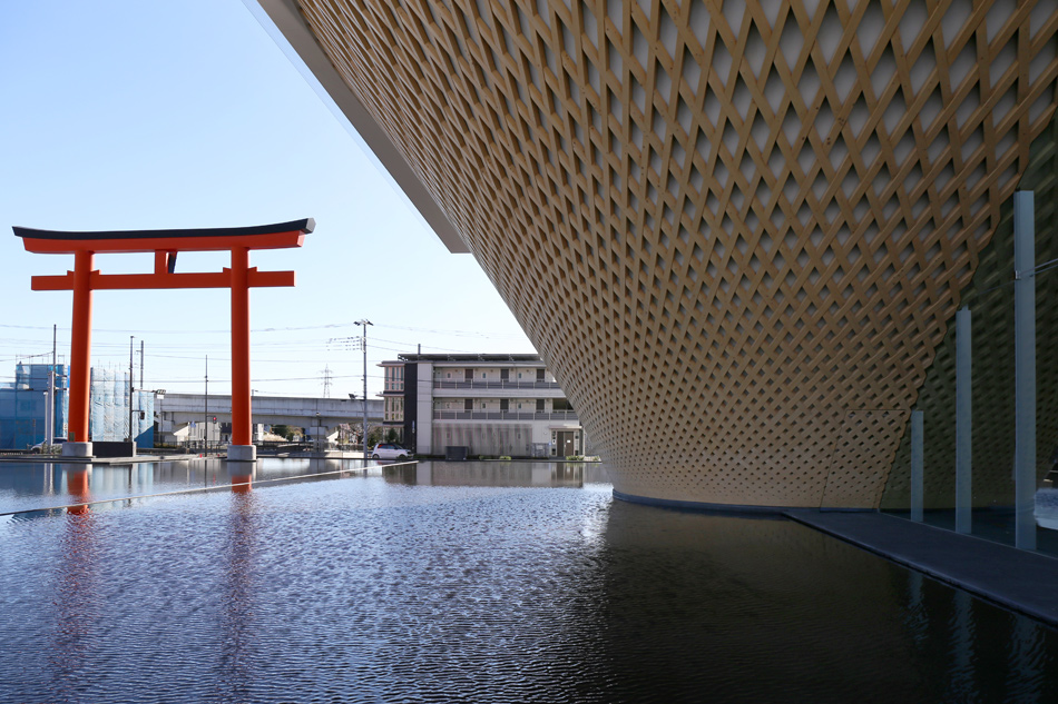 shigeru ban mt fuji world heritage centre designboom