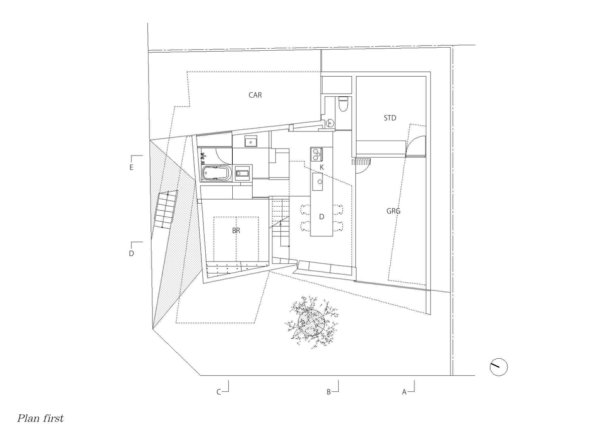 shigeru fuse atelier house in tsutsumino noda japan designboom