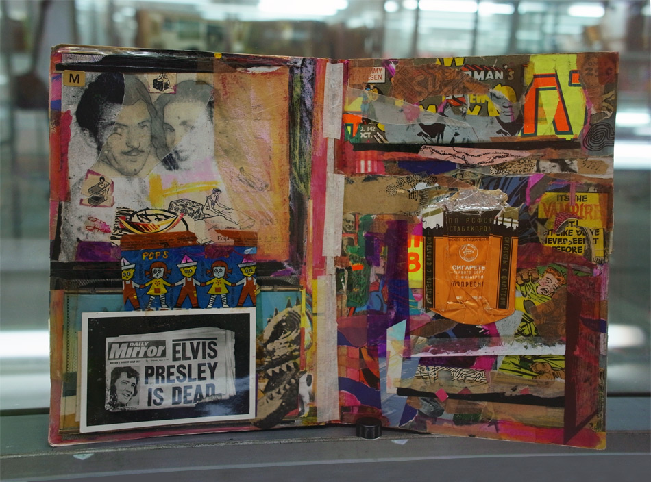 shinro ohtake's found object scrapbooks at venice art biennale 2013