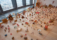 shiota chiharu's 'the soul trembles' exhibition at mori art museum tokyo designboom