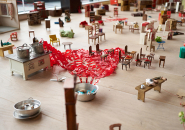 shiota chiharu's 'the soul trembles' exhibition at mori art museum tokyo designboom