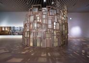 shiota chiharu's 'the soul trembles' exhibition at mori art museum tokyo designboom