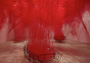 shiota chiharu's 'the soul trembles' exhibition at mori art museum tokyo designboom