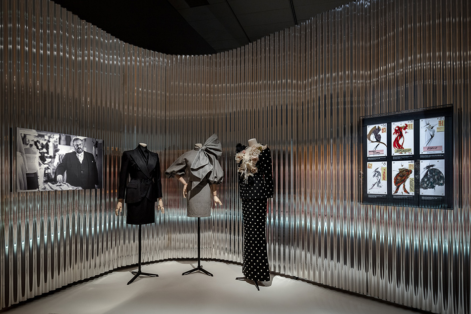 OMA-designed dior exhibition opens at the denver art museum