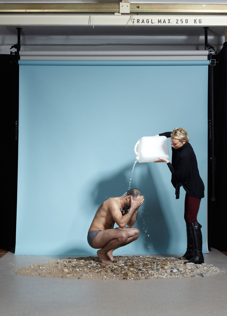 simon fujiwara studio pietà