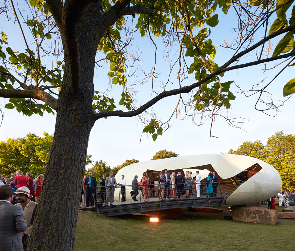 smiljan radic\'s serpentine pavilion photographed by hufton + crow designboom