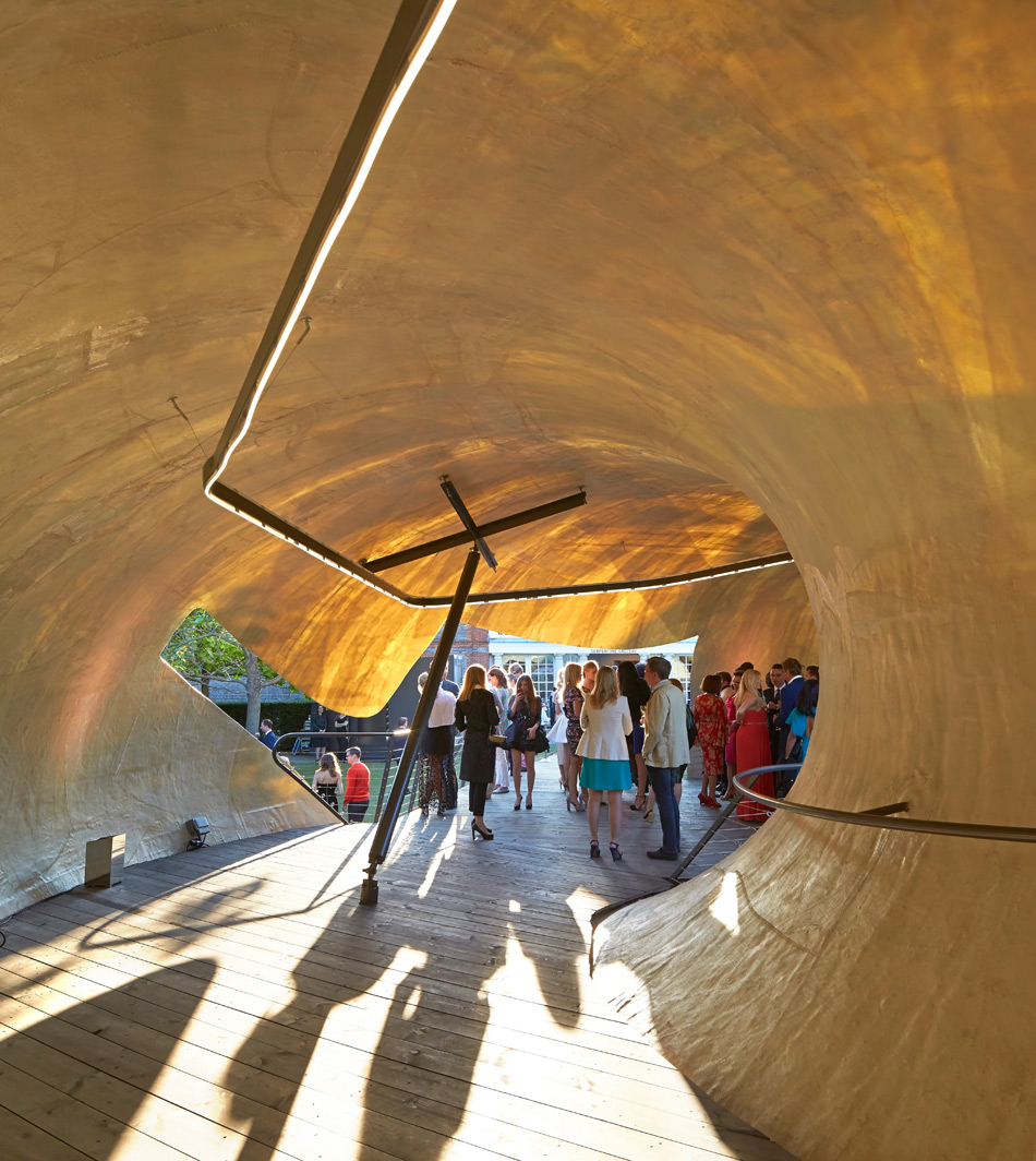 smiljan radic\'s serpentine pavilion photographed by hufton + crow designboom