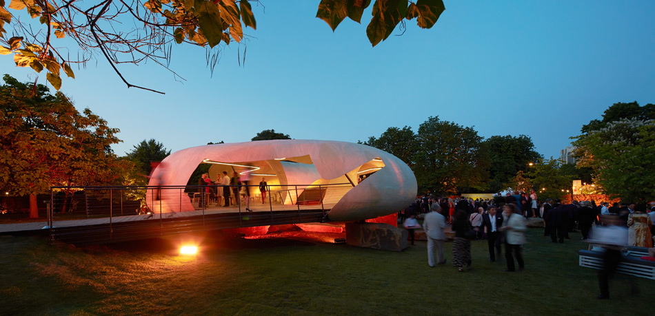 smiljan radic\'s serpentine pavilion photographed by hufton + crow designboom