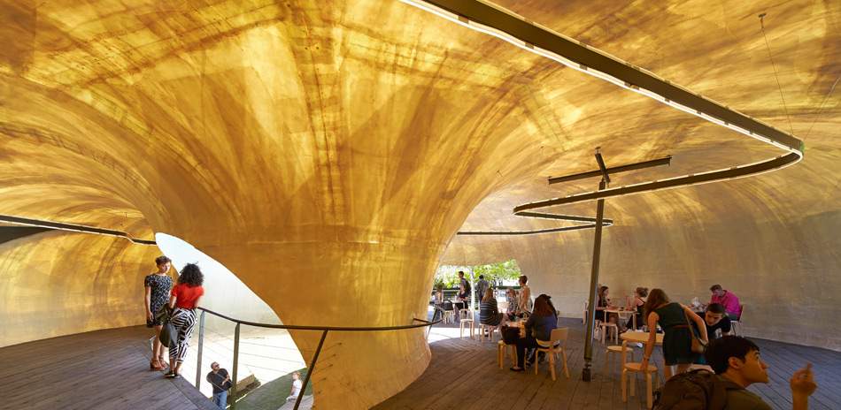 smiljan radic\'s serpentine pavilion photographed by hufton + crow designboom