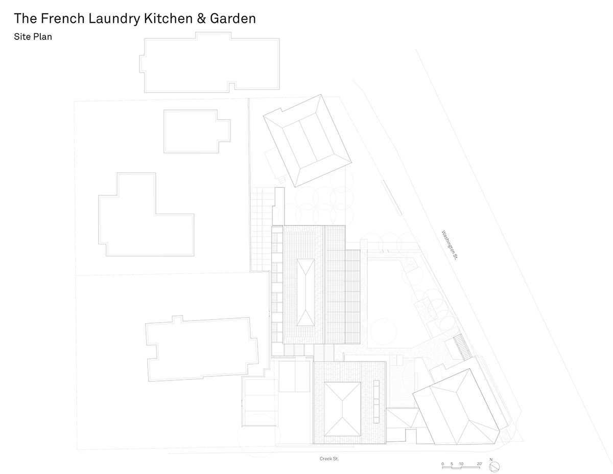 snøhetta expands the kitchen and courtyard of a michelin star restaurant in california designboom