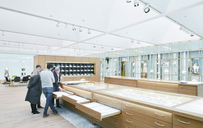 snohetta swarovski manufaktur crystal atelier wattens austria designboom