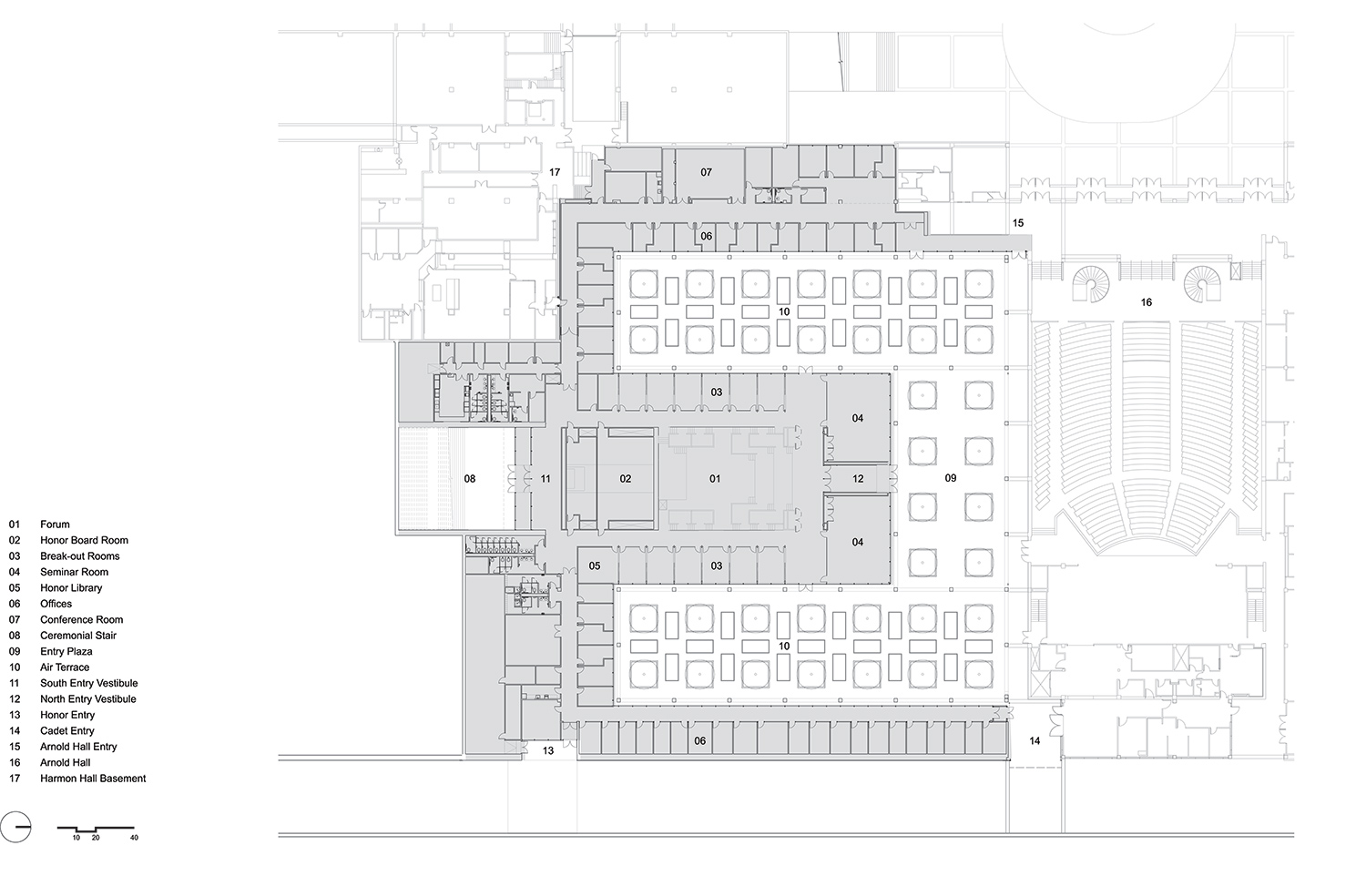 SOM adds to US air force academy campus in colorado