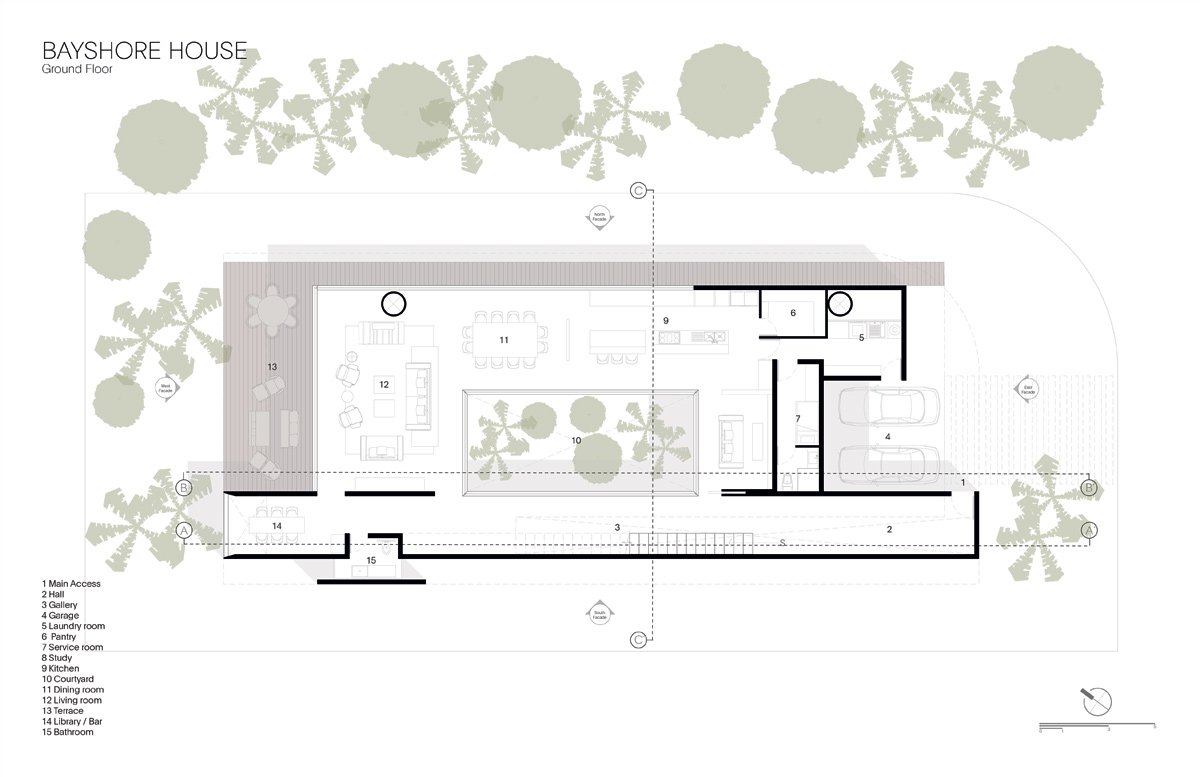 sordo madaleno arquitectos bayshore house miami beach florida designboom