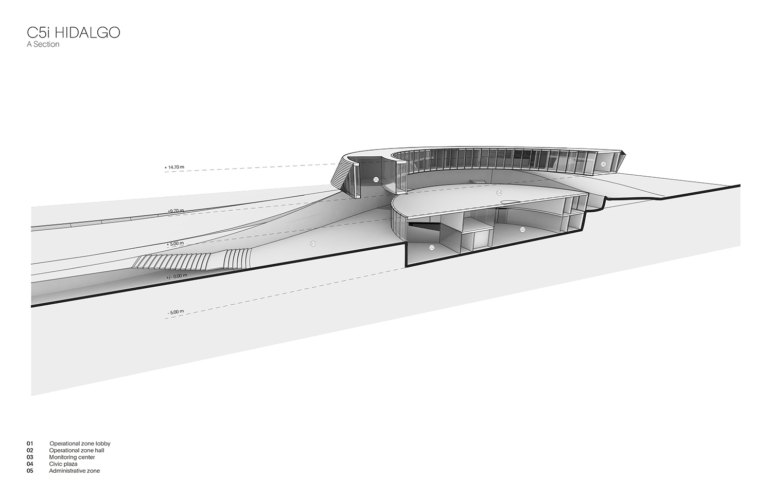 sordo madaleno arquitectos C5i hidalgo monitoring center mexico designboom