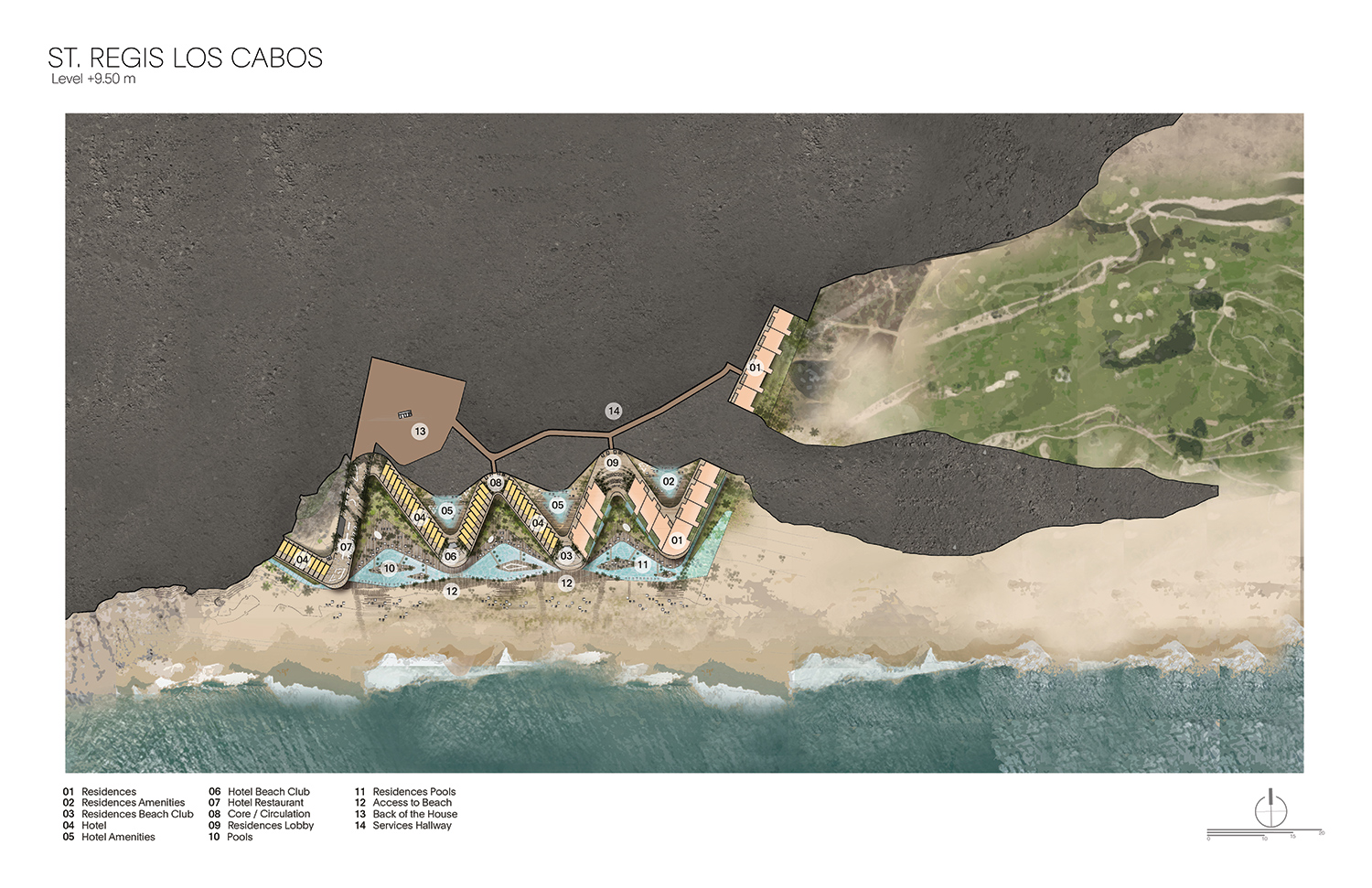 sordo madaleno arquitectos st regis los cabos hotel resort mexico designboom